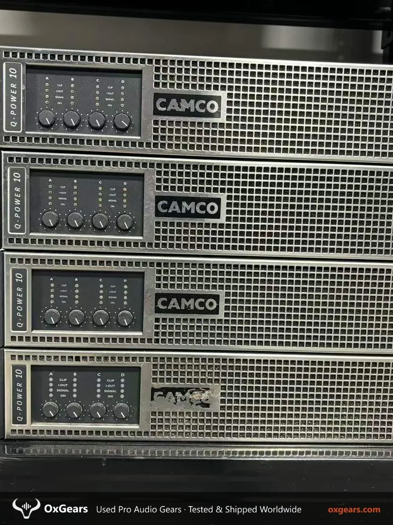CAMCO D4/D7/Q-Power 10 Amplifier and DSP Processor Set 4