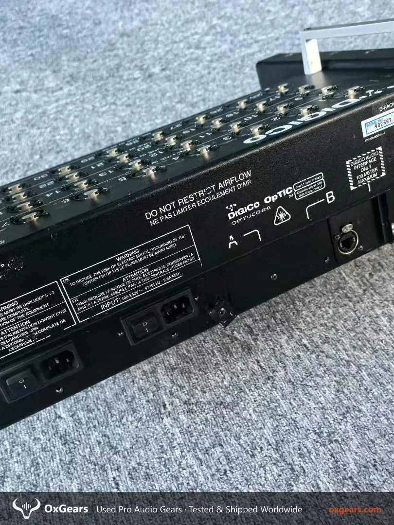 DiGiCo D-Rack رف واجهة صوتية 4