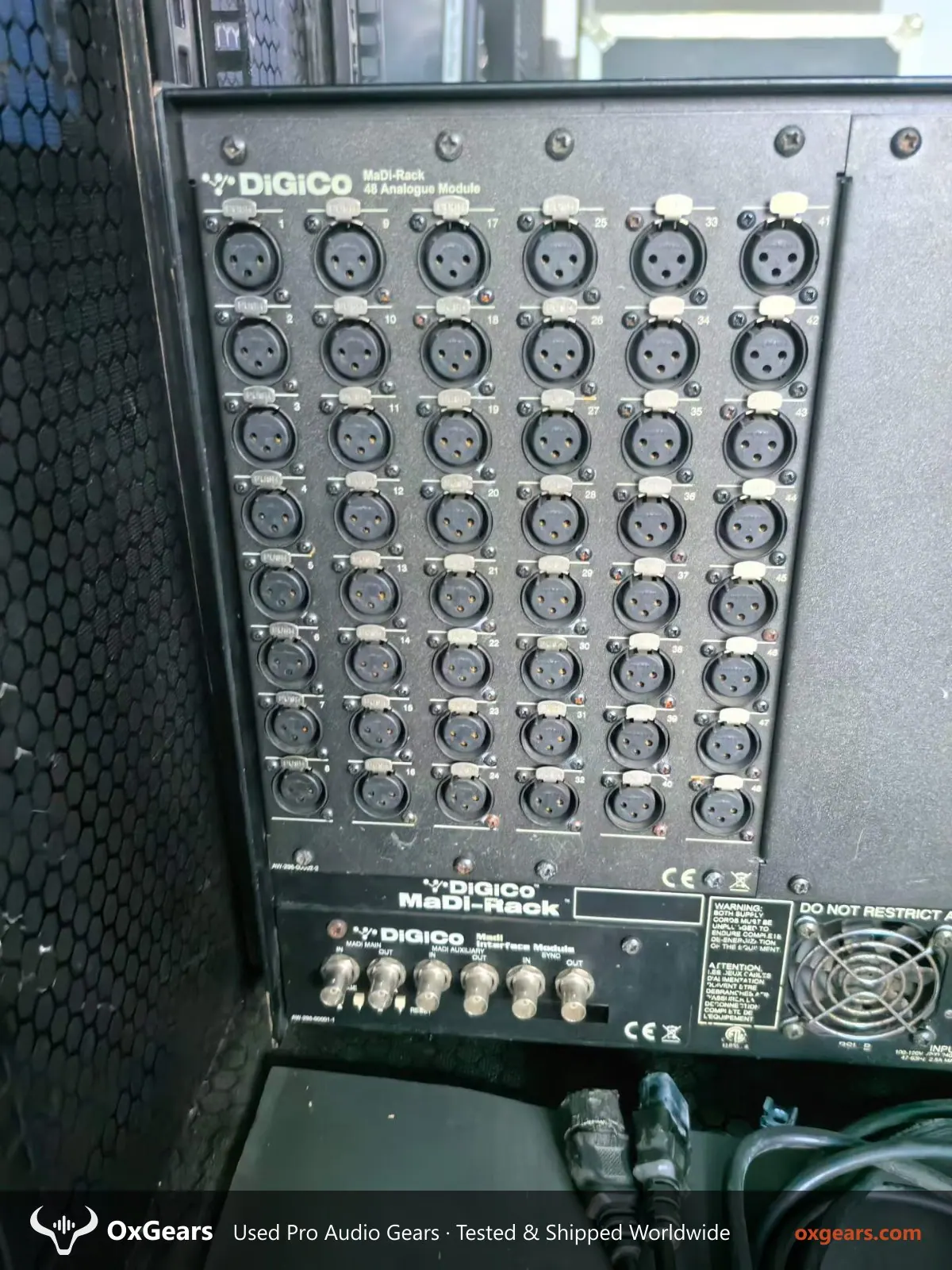 DiGiCo MaDi-Rack Analog Input/Output Rack 3