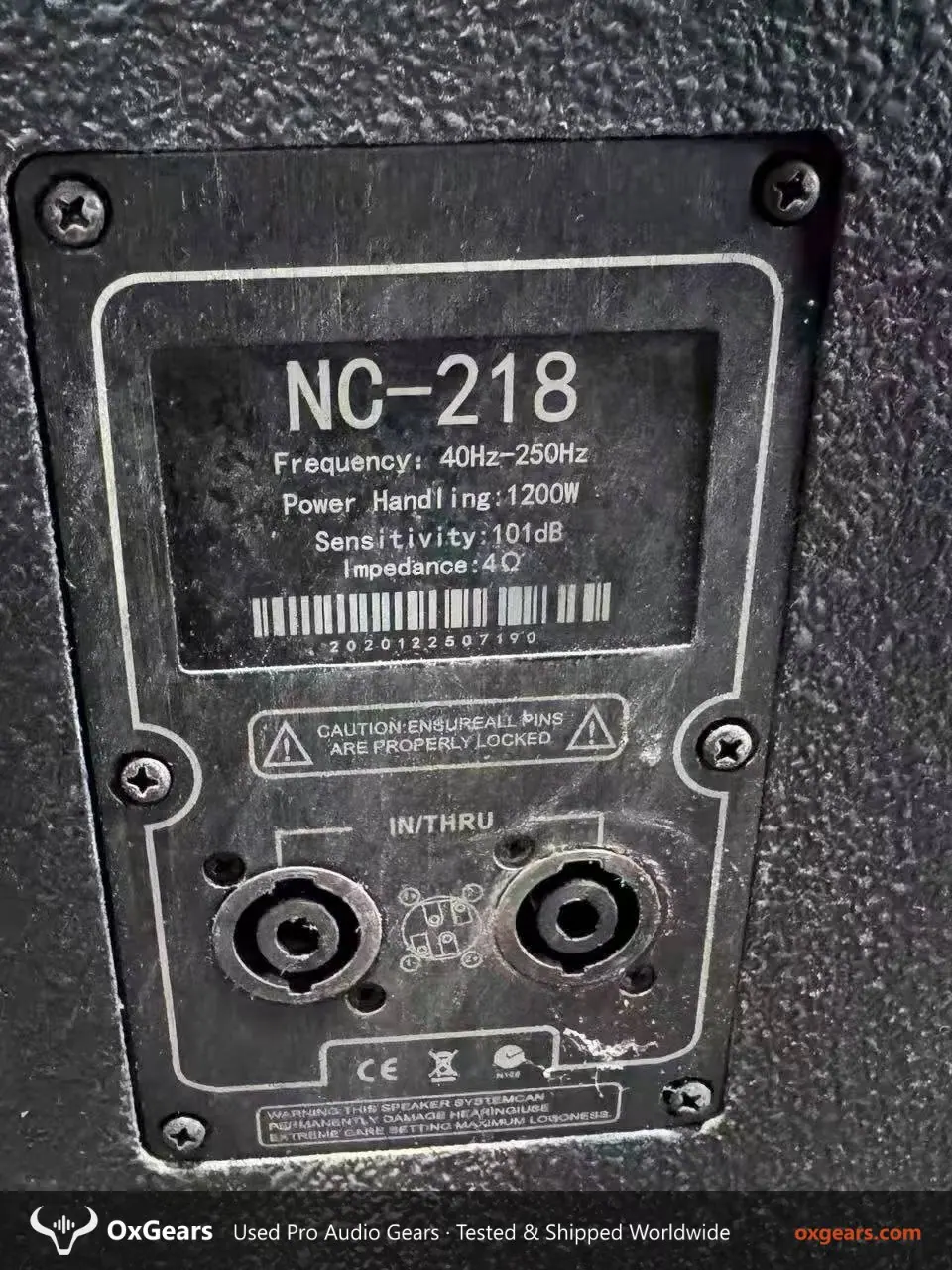 LS NC-218 مضخم صوت احترافي مزدوج 18 بوصة 4